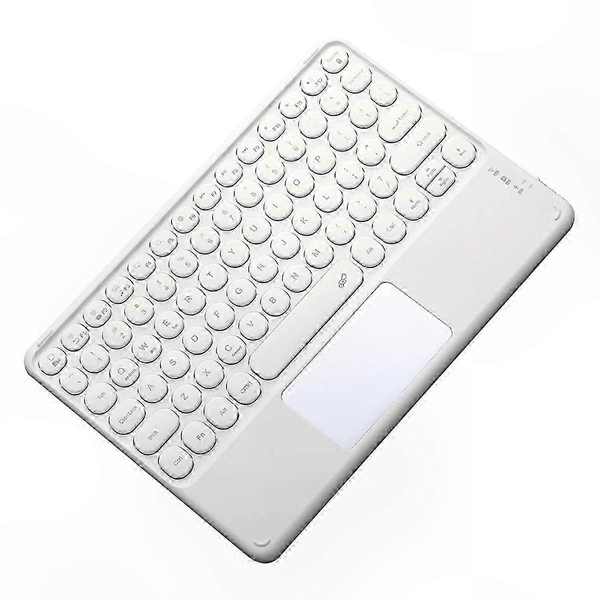 Bluetooth Keyboard for Pad PC Tablet White Wireless Connection
