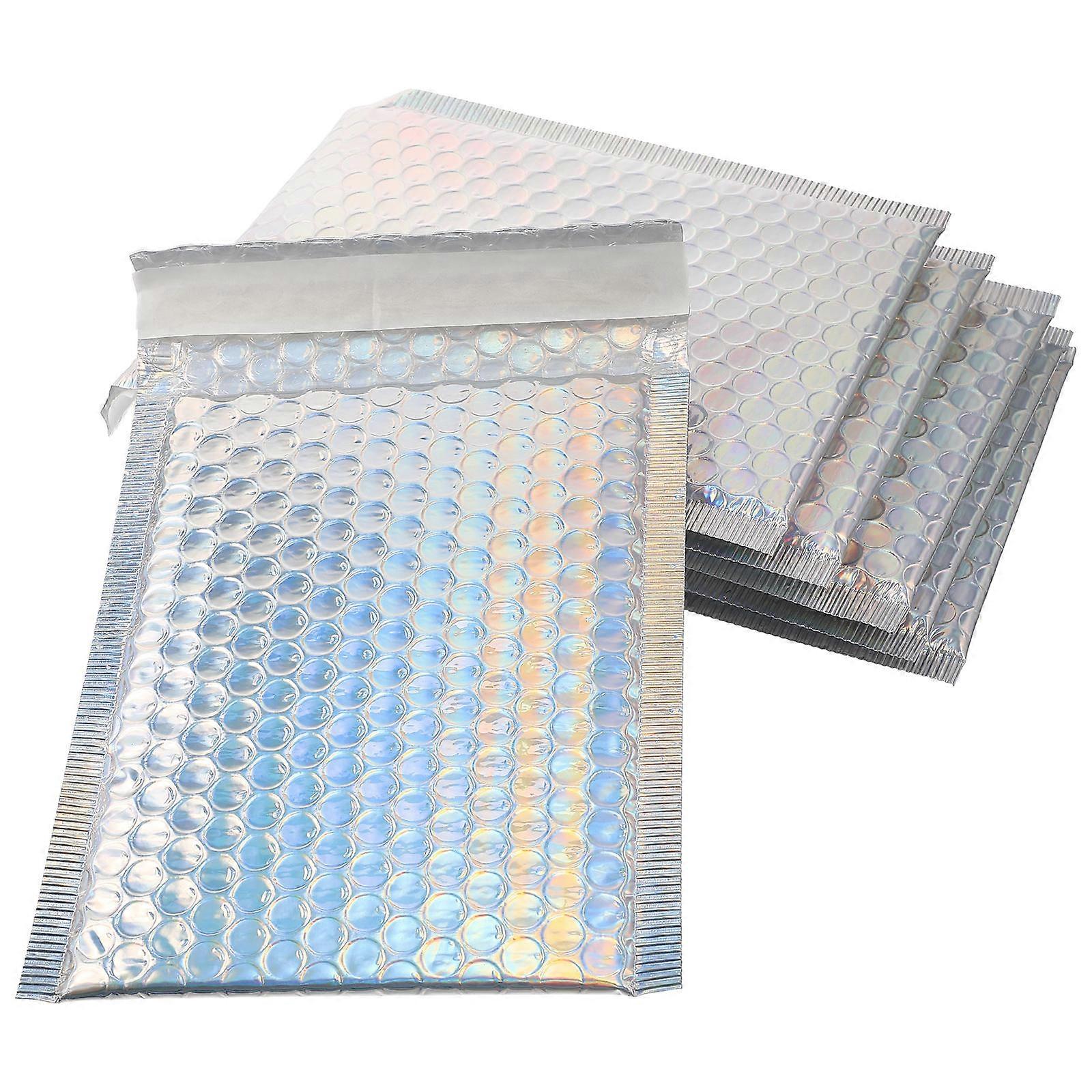 16Pcs Silver Bubble Mailers Bags For Packing 18X15CM Waterproof Strong Adhesive