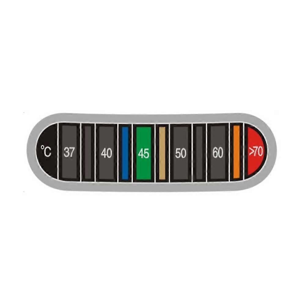 Portable Stick On Thermometer Strip 070 Celsius Color Change Temp Tester Waterproof Sticker For Coffee Home Kitchen