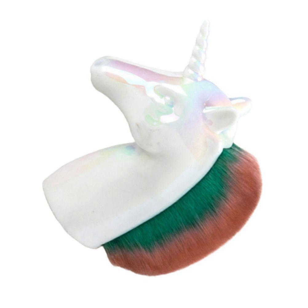 Unicorn inspired brushes for smooth makeup application, combining style and functionality
