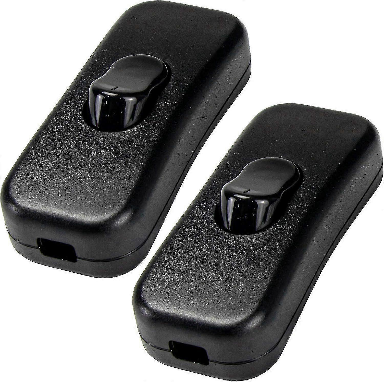 2025 Latest Model  Inline Cord Switch 2-Pack.  On-Off Control Lamp Rocker Switch for Lamp Cord sk