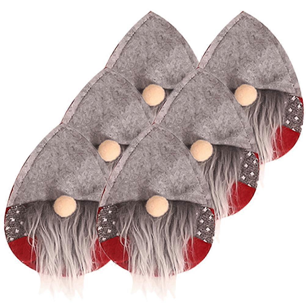 6pcs Christmas Cutlery Holders, Silverware Pouch, Reusable Fork Bag Tableware Organizer for Holiday Dinner Table Setting