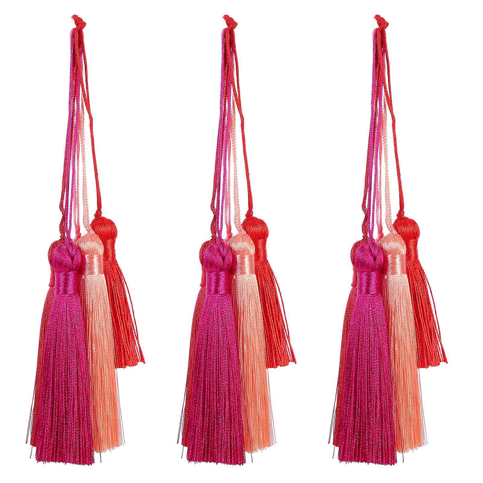 Decorative Tassel Flowing Tassels for DIY Projects 25Pcs Assorted Color