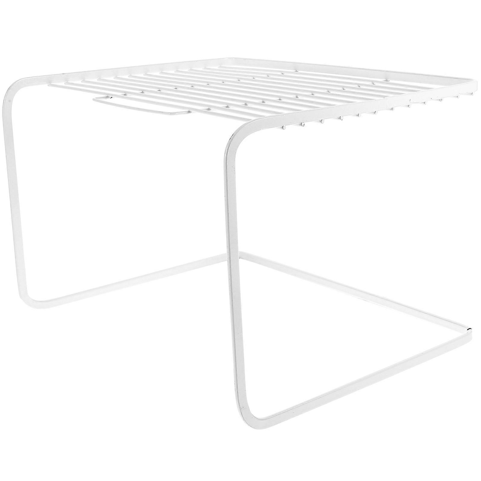 Double Layer Router Storage Rack, Space Saving Desk Bracket for Cable Box Stand and Multi Layer Cable Management, Ideal for Living Room or Kitchen