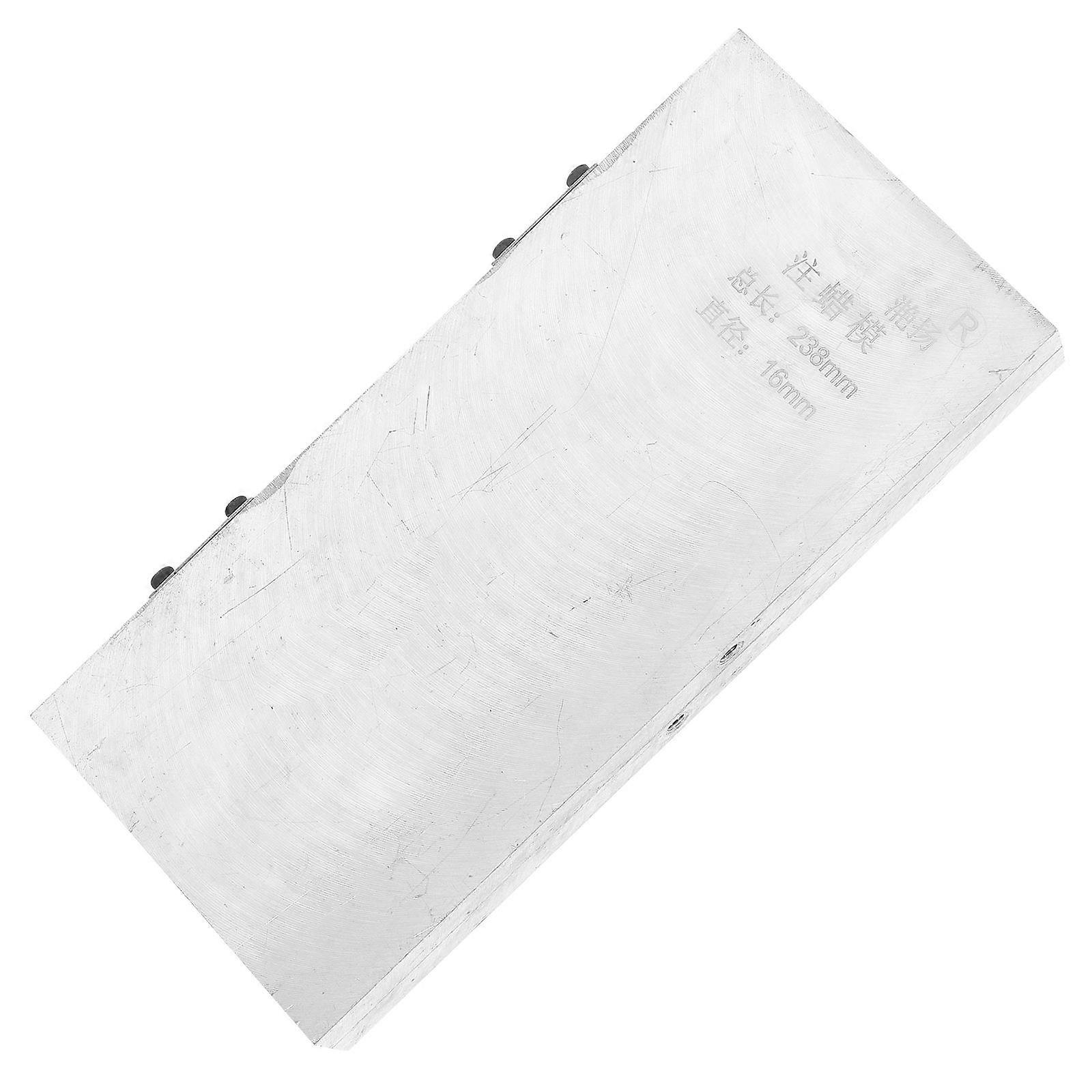 Making Wax Cores Aluminium Alloy Mold Ideal For Casting Tools 24.00X11.00X3.00CM Silver Durable Use 1Pcs