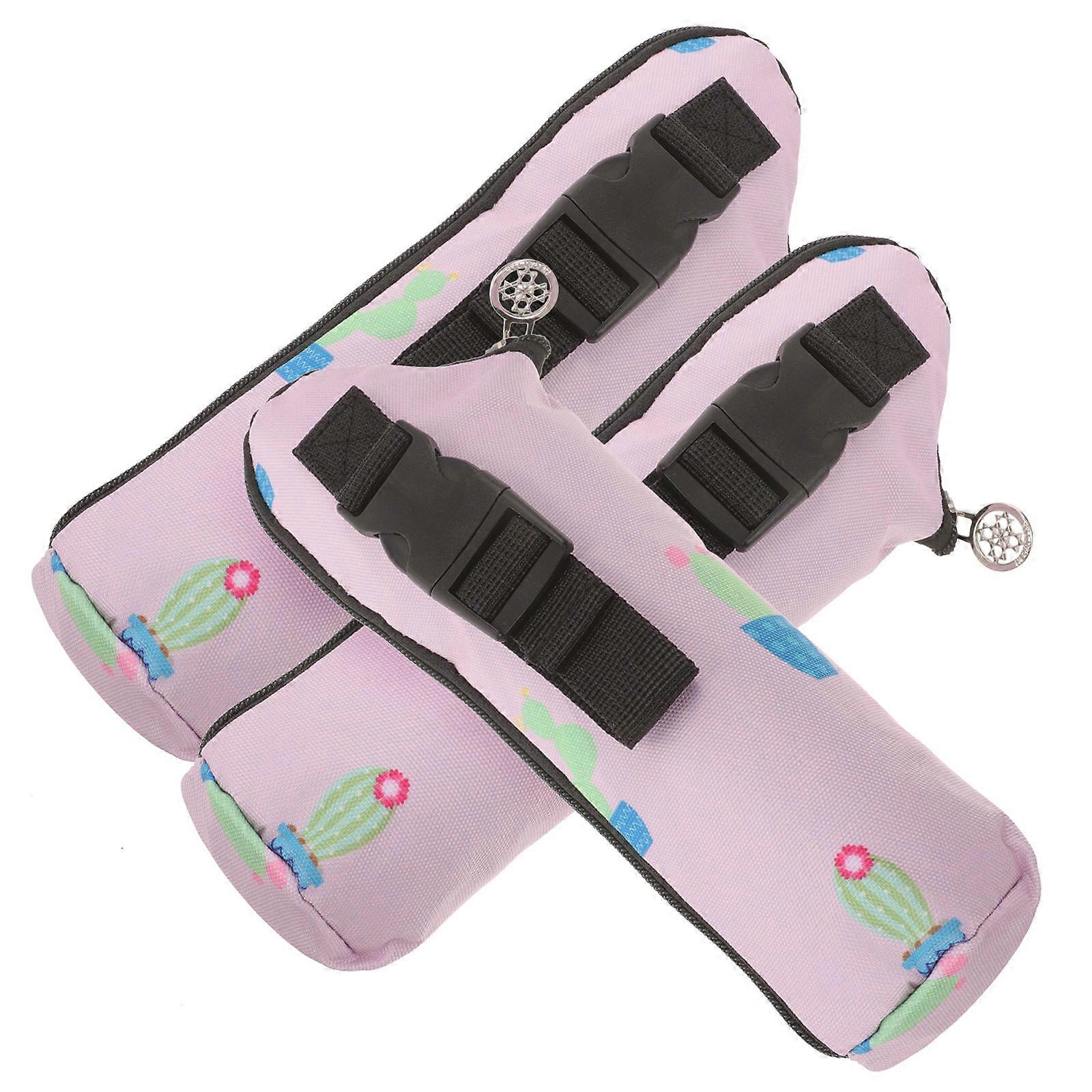 Cute Cactus Print Insulated Milk Bottle Bag for Outdoor Travel – Multi Functional Portable Carrier with Excellent Thermal Insulation