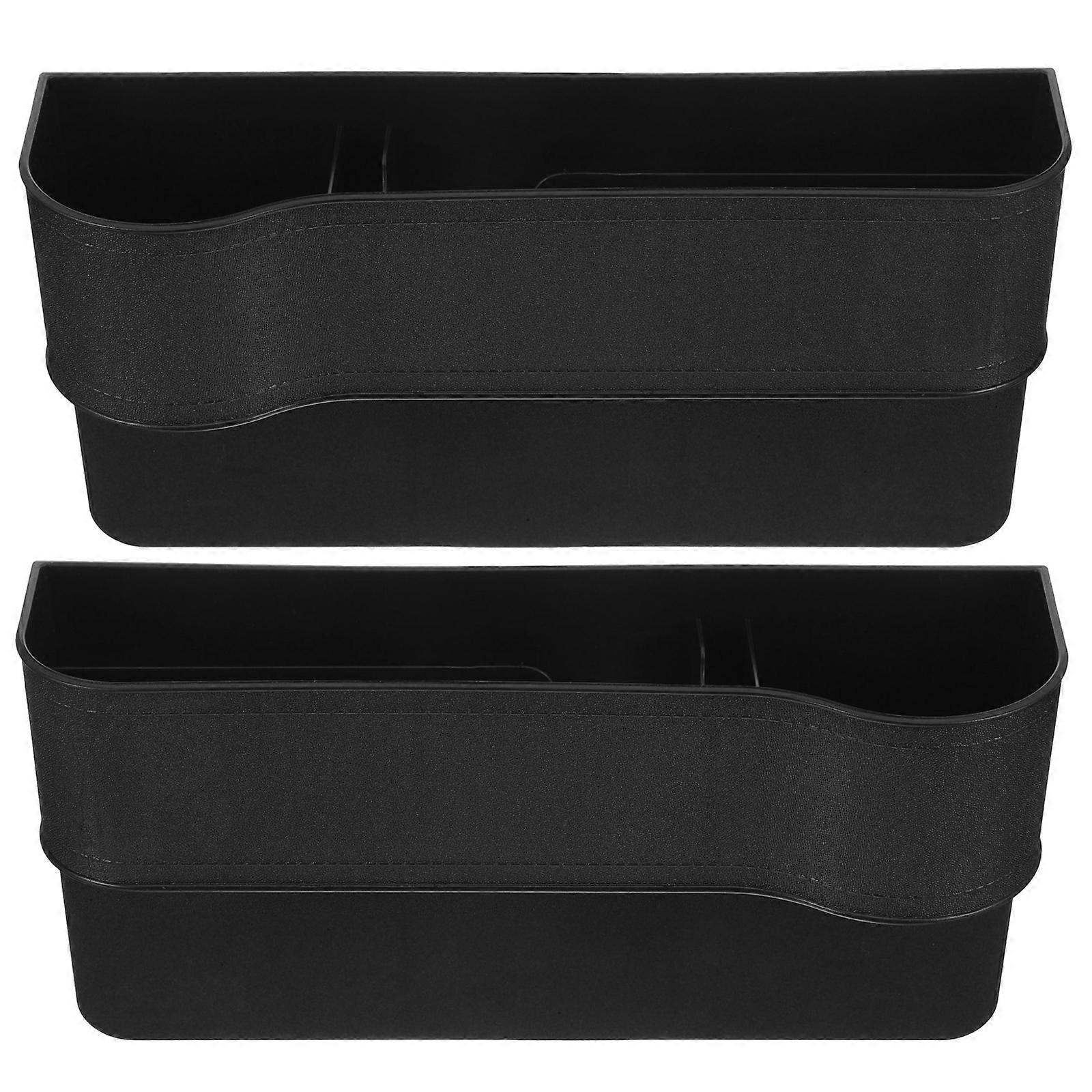 Durable Car Storage Box Made of Strong Plastic for Organized Storage Use Black