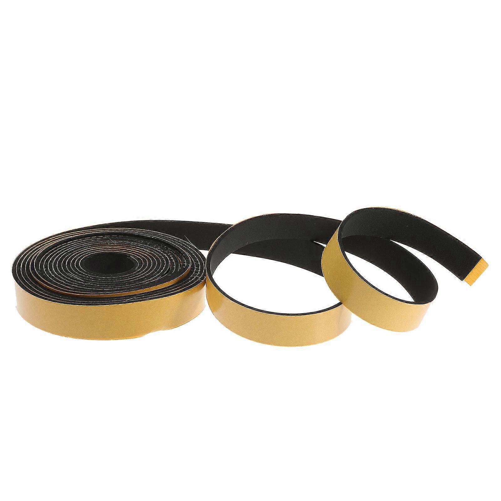 Black Weatherstrip for Door and Window Sealing Efficient Noise Proof with Strong Adhesion 5 Meters