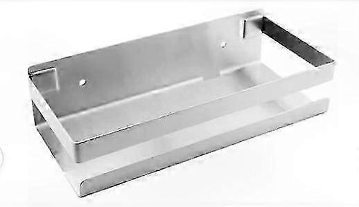 Silver Stainless Steel Shower Shelf and Bathroom Storage Solution