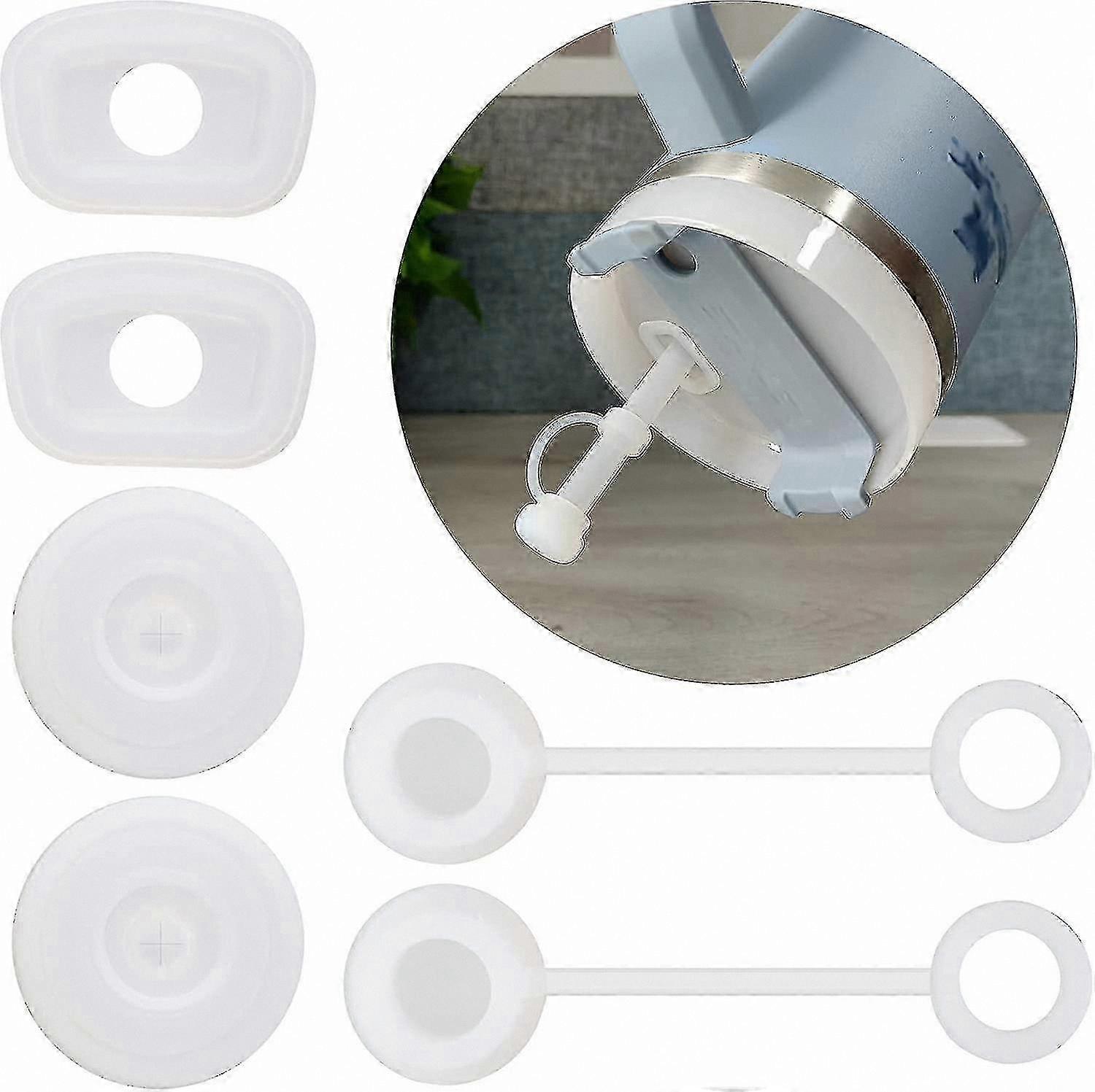 Silicone Spill-Proof Stopper 3-Pack, Fits 30oz & 40oz Cups, Durable Replacement Accessory