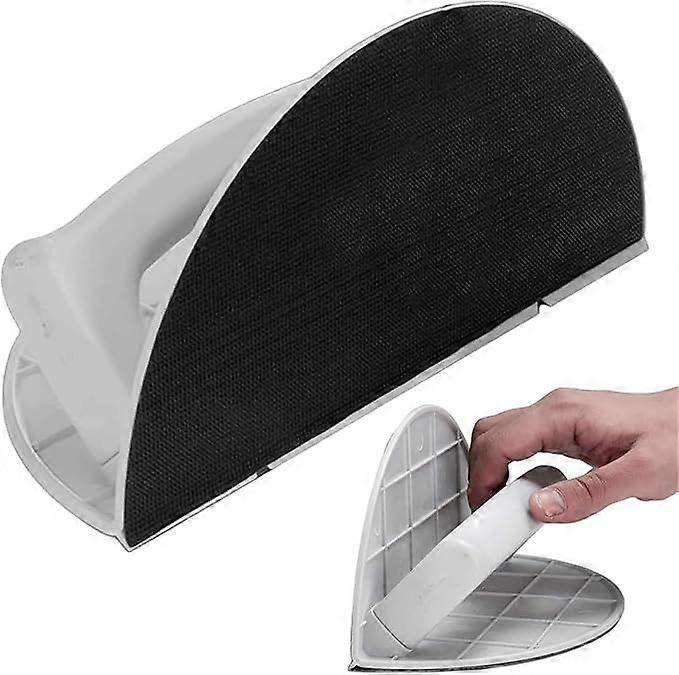 Semicircular Angle Sanding Tool - Self Adhesive Sanding Block for 9" Semicircular Inner Corners with Replaceable Sanding Pads (180/240/320), Ergonomic