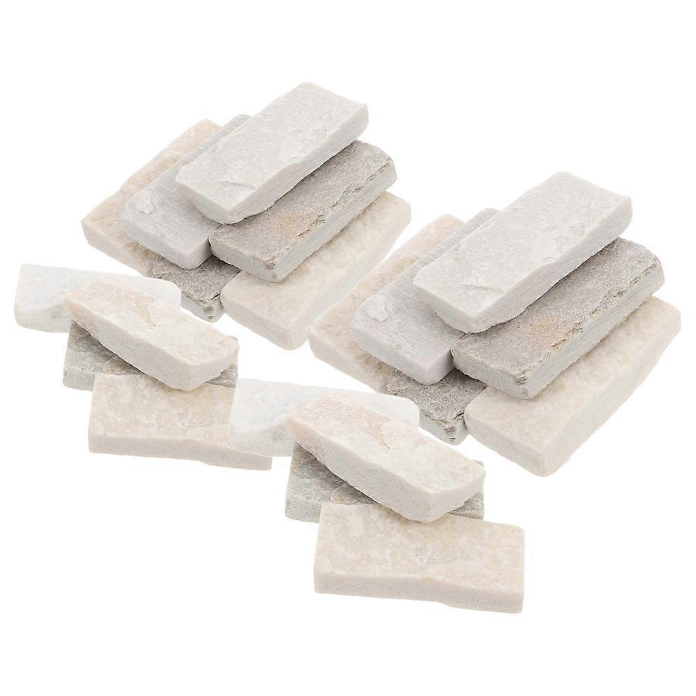 40pcs Miniature Bricks for Dollhouse, Aquarium & Bonsai Landscaping – Realistic Tiny Bricks for Model Crafting and DIY Projects