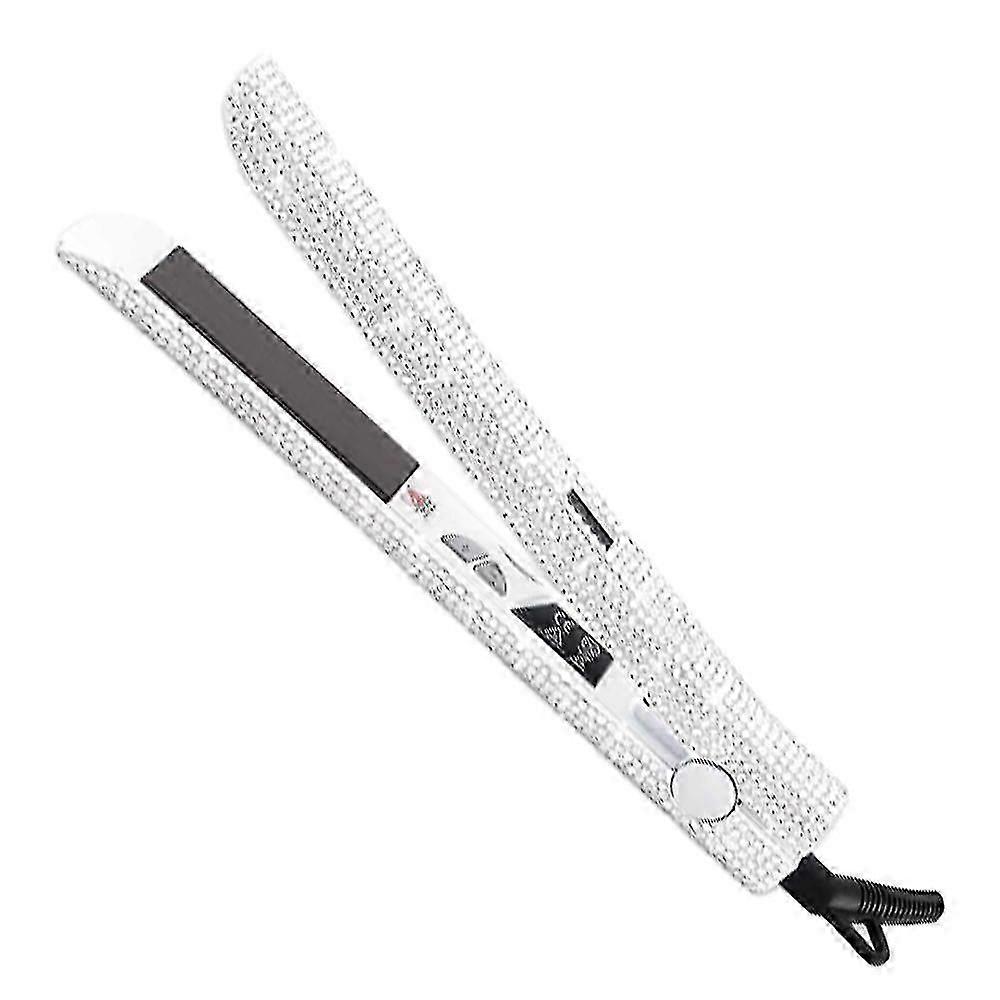 Professional Straightener And Curler, Dorisilk Titanium Flat Iron Diamond