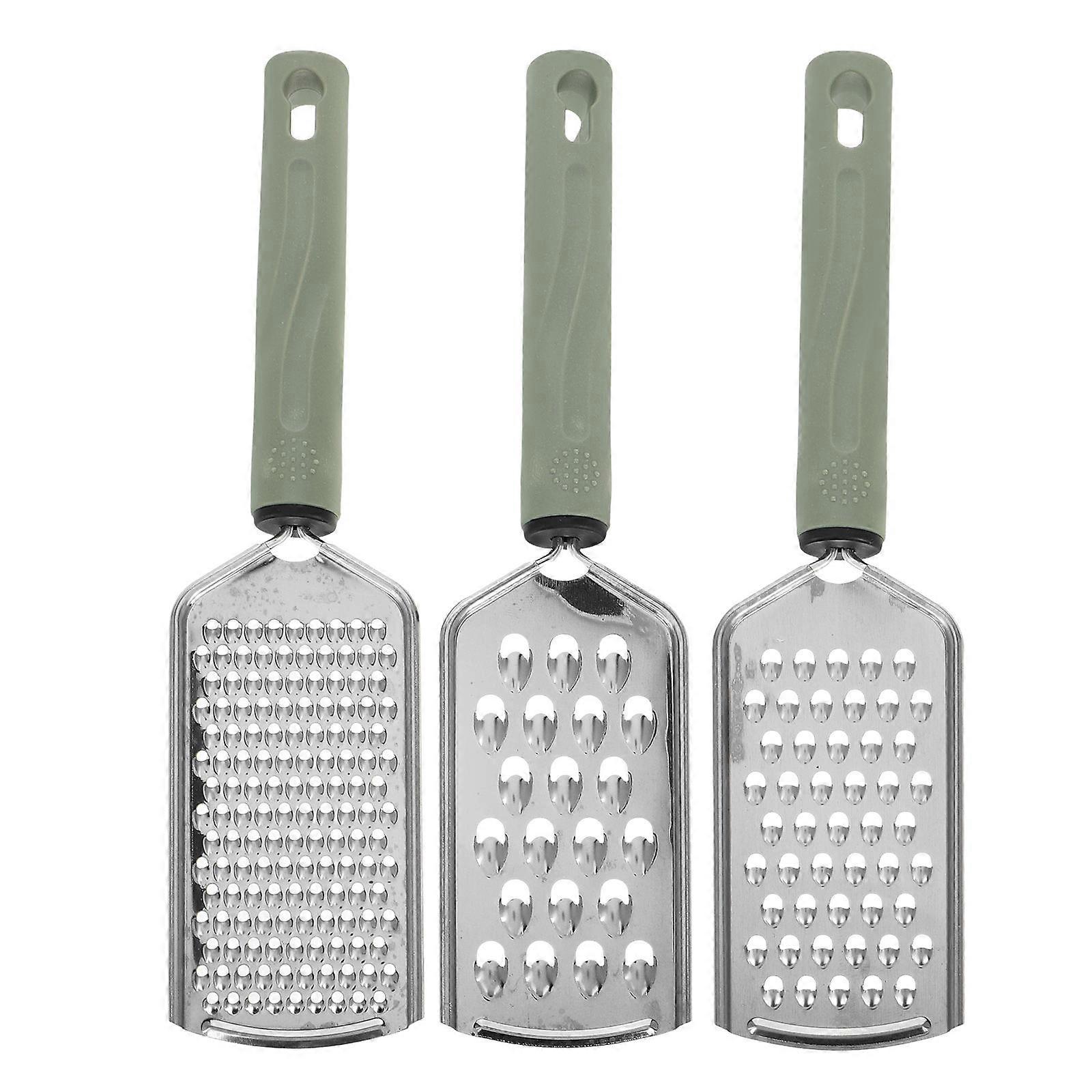 Stainless Steel Handheld for Kitchen Use with Versatile Grating Options and Comfortable Grip Multi 3pcs