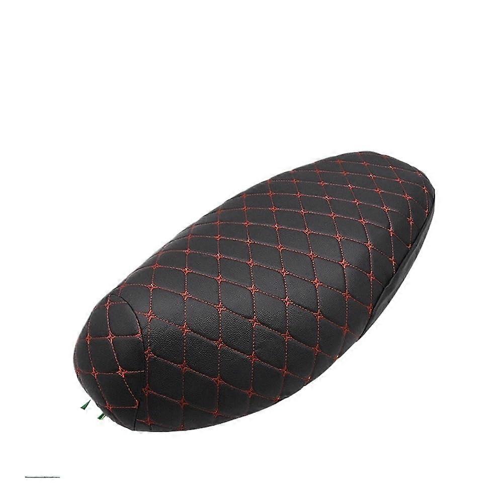Motorcycle Seat Cover, Thick Waterproof Non-Slip Protection, 3D Faux Leather Cushion for Most Motorcycle Models