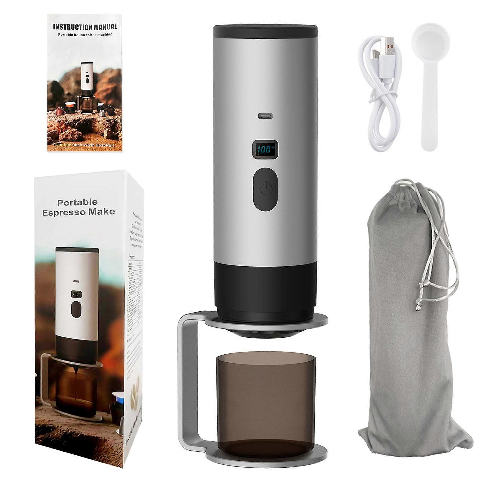 3 in 1 Portable Espressoes Maker for Car Home Multifunctional Travel Coffee Maker for Road Trip