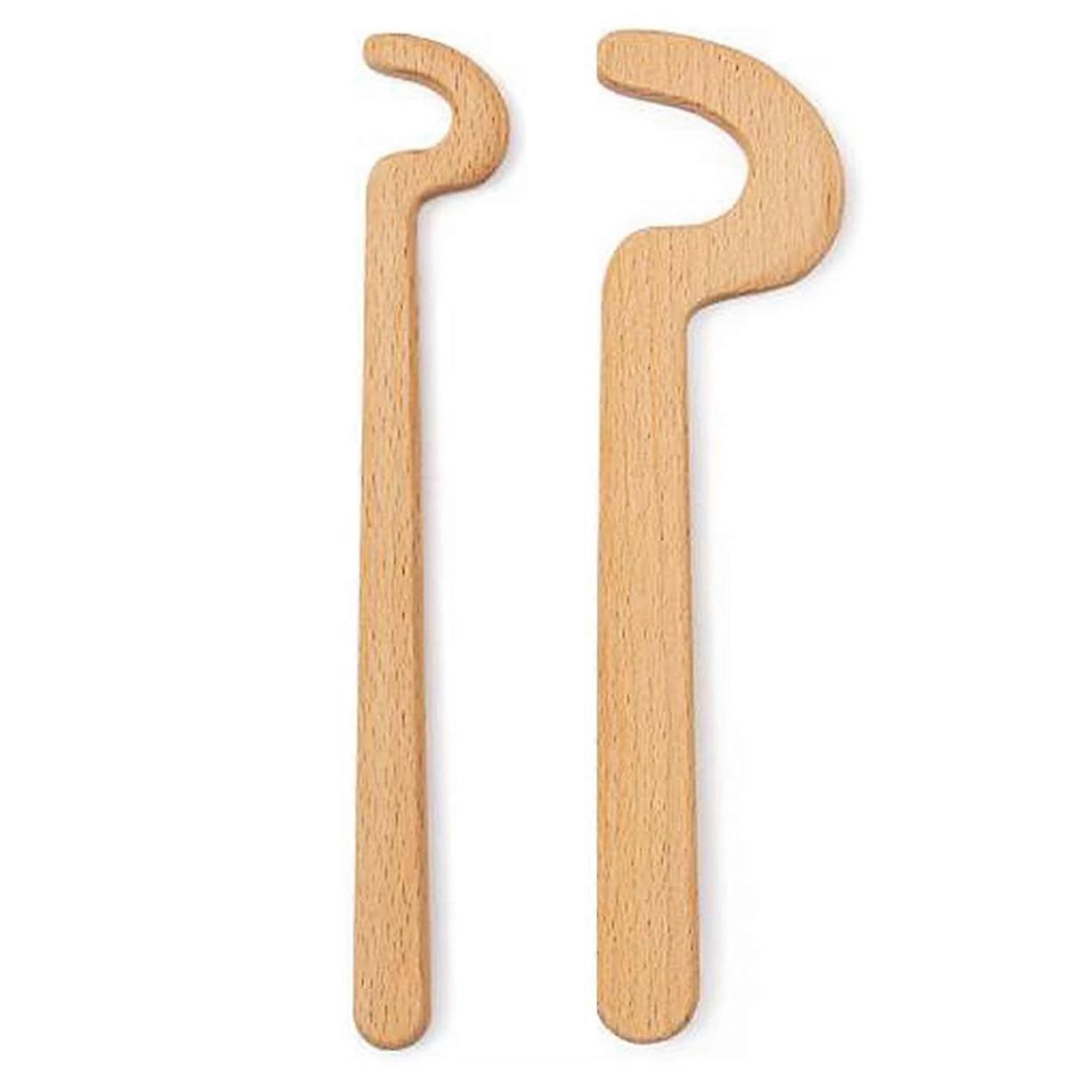 2Pcs Cup Pottery Clay Tools with Long Grip Handle, Vase Pots Making Clay Sculpture Tool Ceramic Thr