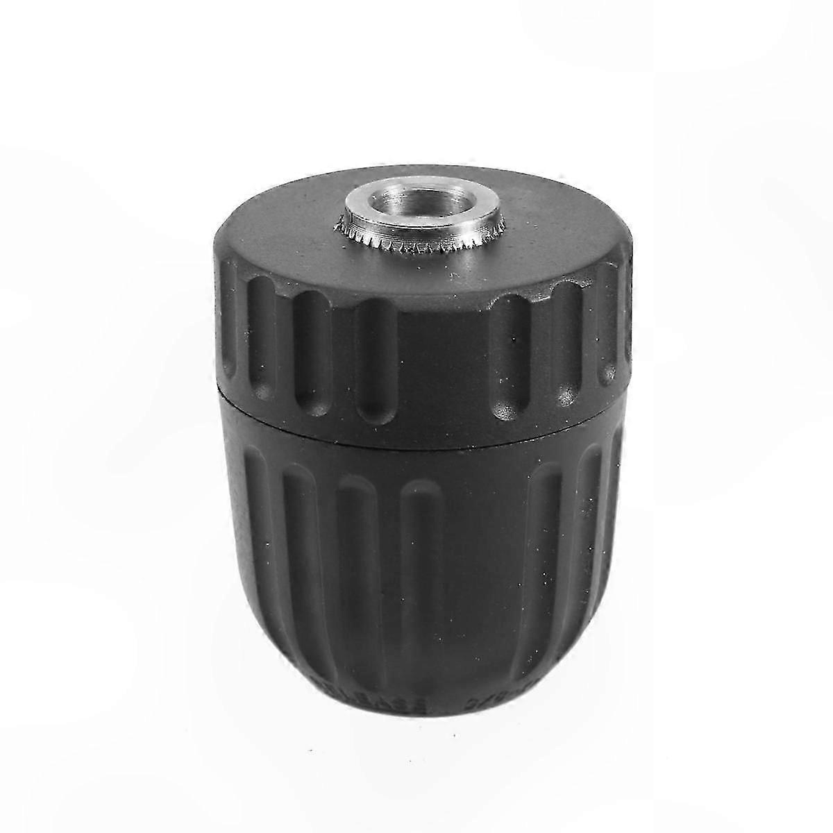2-Pack Keyless Drill Chuck Adapter Set, 10mm Heavy Duty Hand-Tight Chuck with Hardware for Tool Compatibility