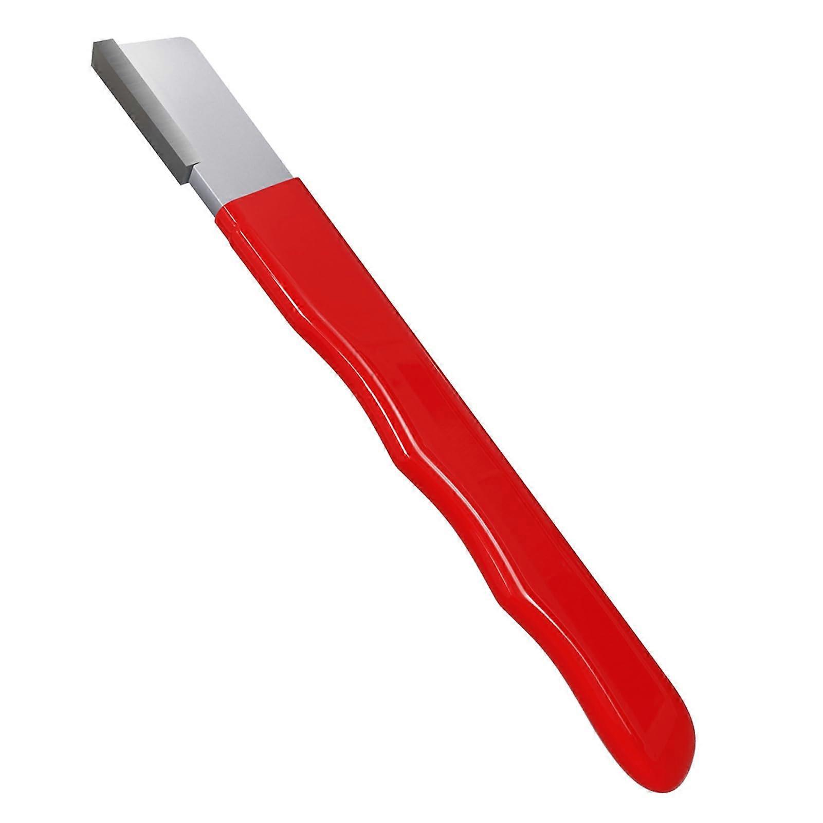 Hedge Trimmer Sharpener Trimmer Sharpener Compact Portable Scissors Sharpener Carbide Blade Sharpening Tool for Home Garden Outdoor Red