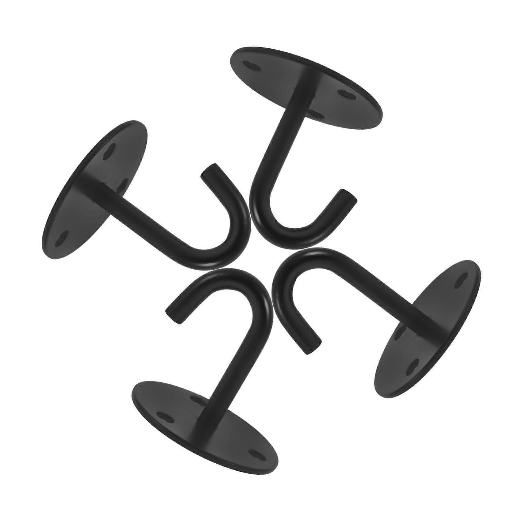 4pcs Heavy Duty Stainless Steel Ceiling Hooks for Sandbags, Yoga Hammocks, and Anchor Mounting Plates