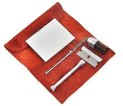 Snuff Pulling Kit, Powder Leather Case