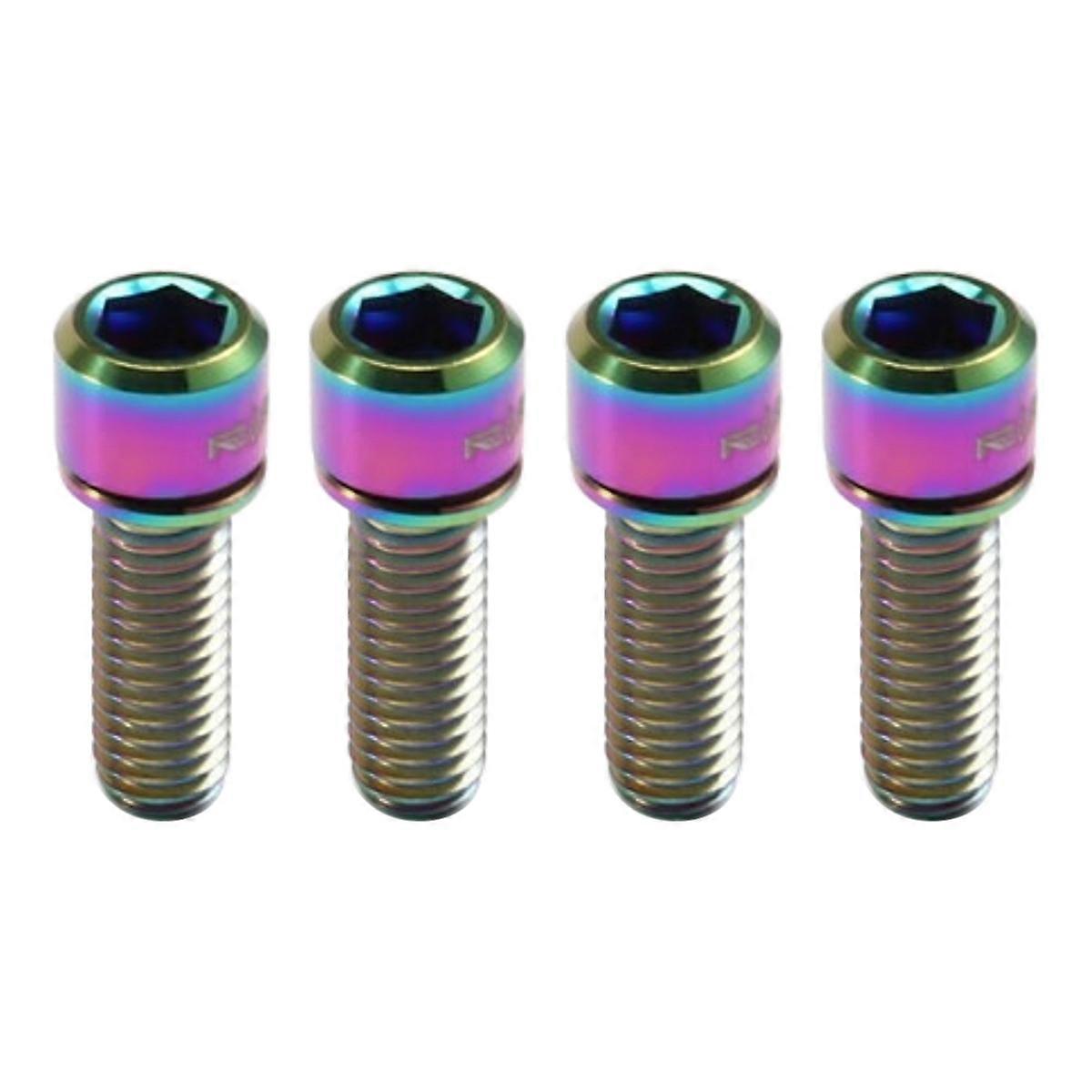 RISK 4pcs M6x18mm Bolt for Disc Brake Caliper Clamp Bike