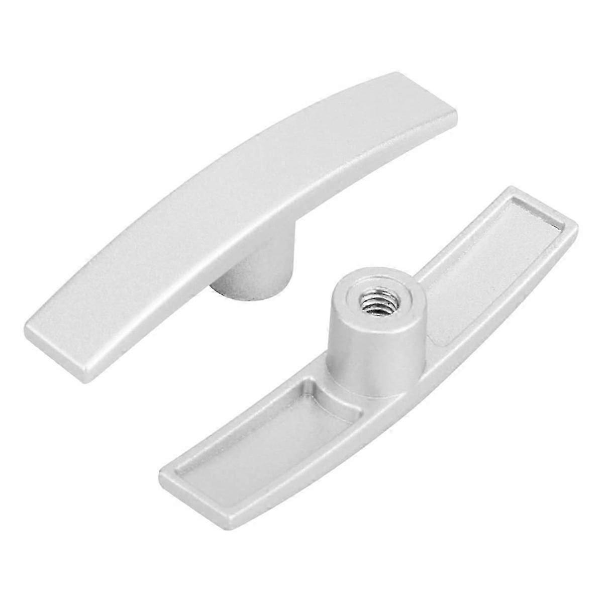 2pcs Aluminum T Handle Replacement suitable for Dump Valve Handle, RV Waste Valve Handle T1003-6MN