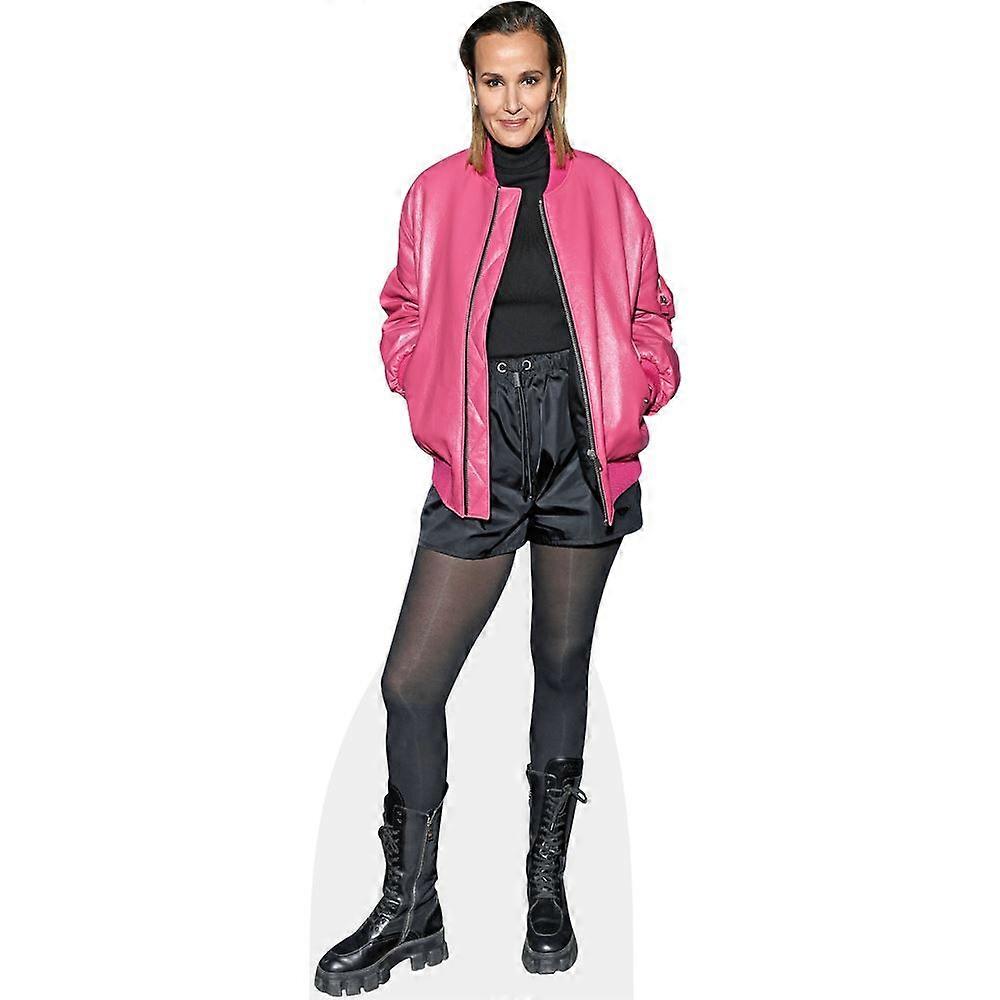 Julia Ducournau (Pink Jacket) Cardboard Cutout (lifesize OR mini size). Standee. Stand Up.