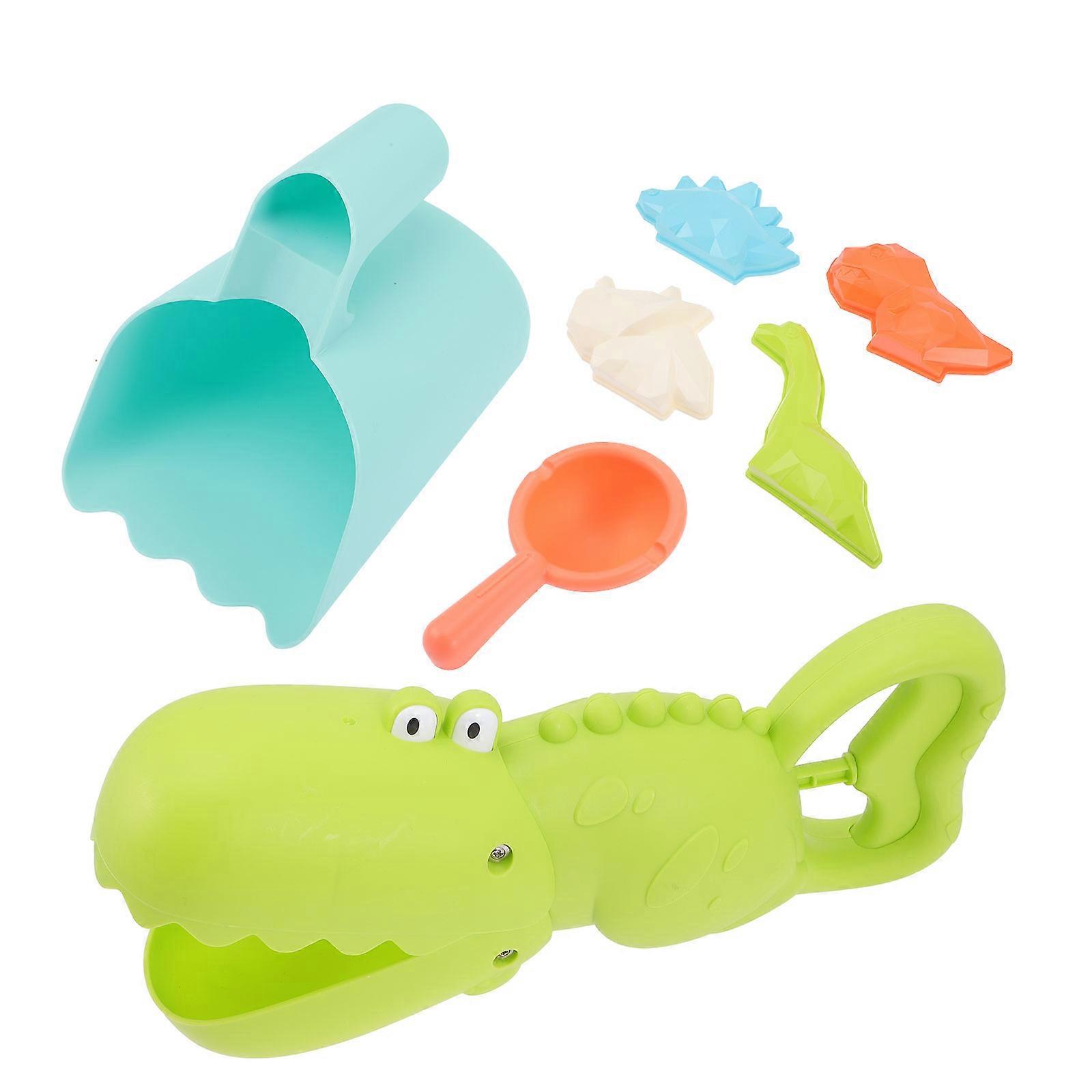 Beach Sand Toys for Kids with Smooth Edges and Assorted Colors PP Material 7 Pieces