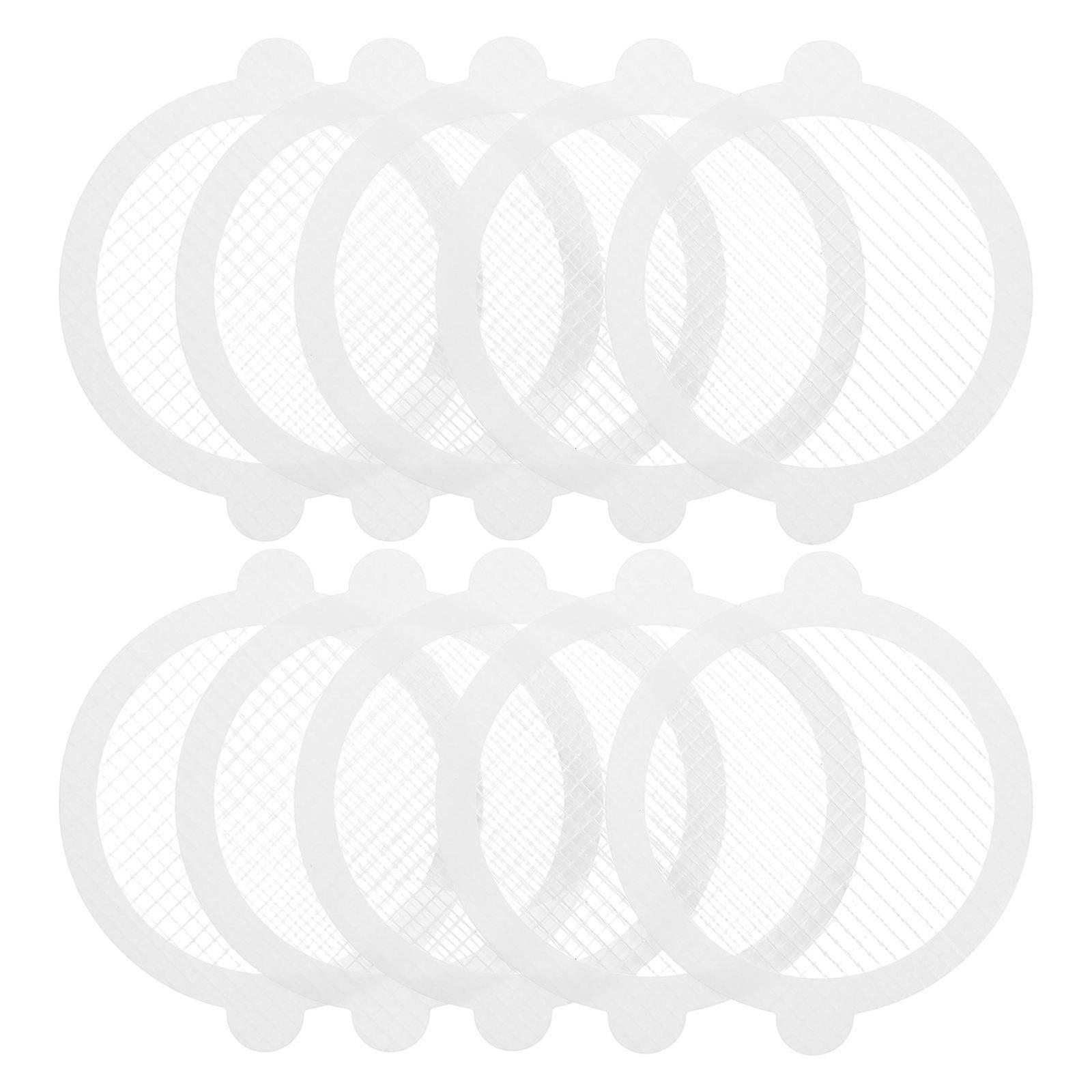 Floor Drain Filter Sticker Adhesive Disposable Floor Anti-Clogging Filtration Kitchen Shower 10Pcs