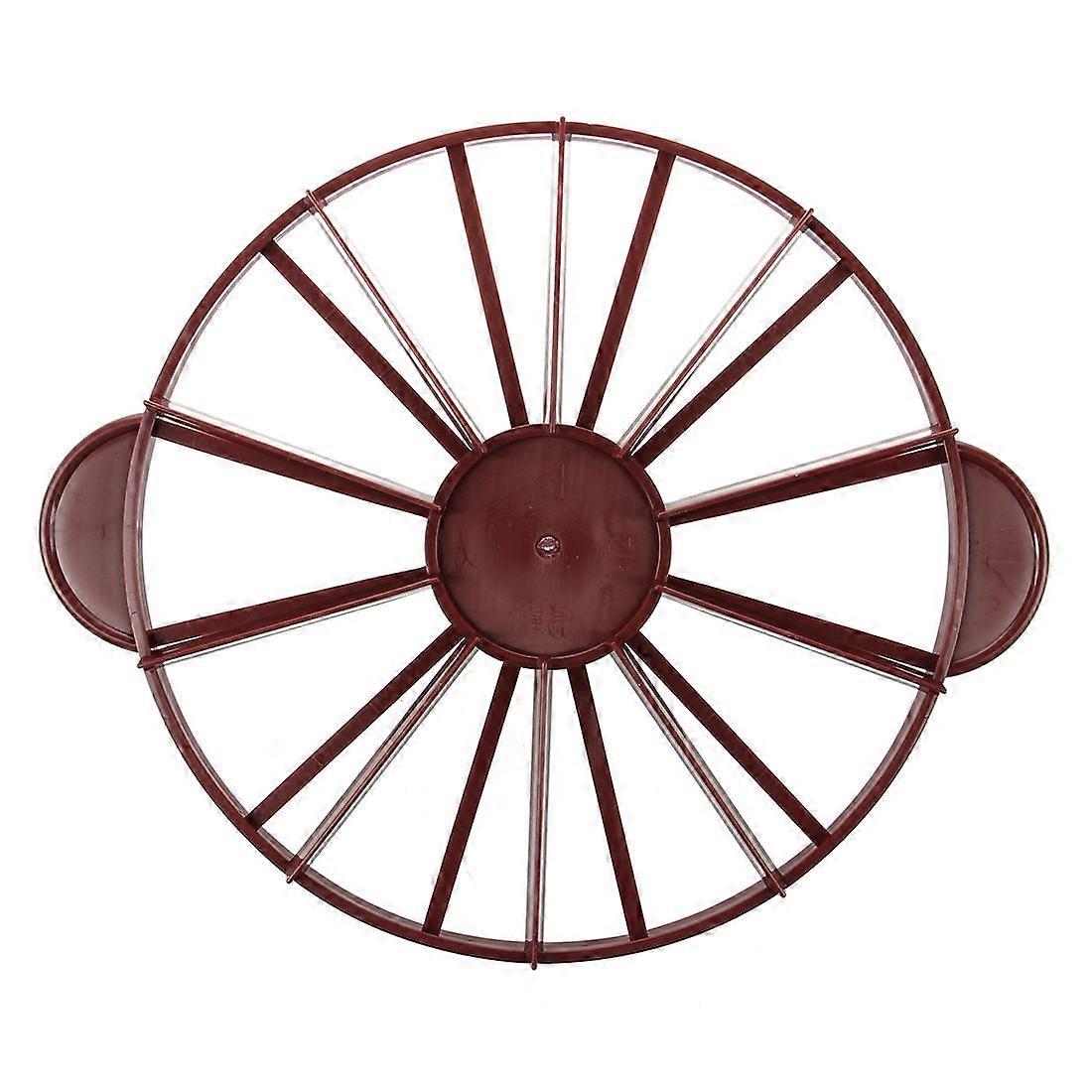 Cake Divider Slice Pie Cake 10 / 12 Piece Equal Portion Marker Divider Dark Red