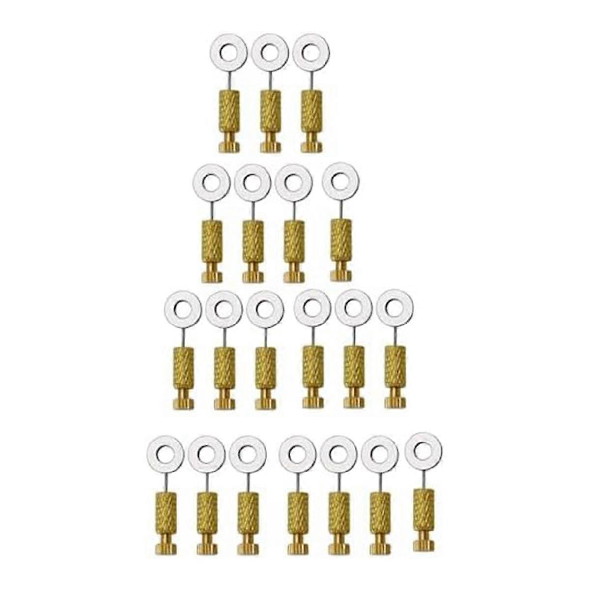 20Pcs Leather Craft Stitching Fixed Suture Needles, for Holding Seam Pinning Up Leather Sewing(0-6M