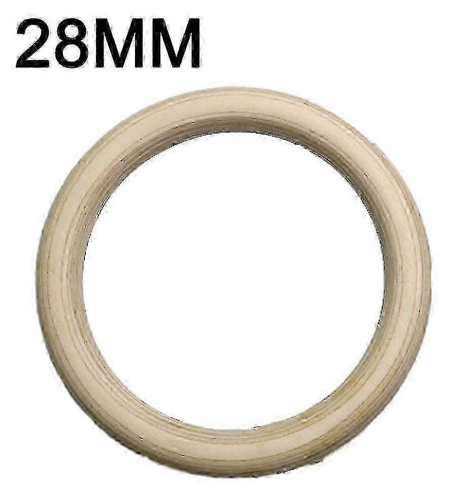 Functional training wooden rings 32mm with adjustable straps