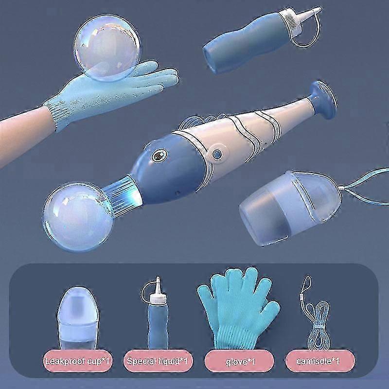 Elastic Smog Bubble Machine Blower, un esclusivo giocattolo per bolle di smog che crea bolle elastiche e resistenti per bambini e ragazzi.