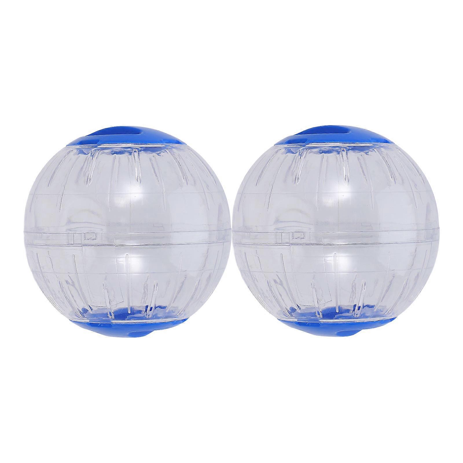 2pcs Hamster Running Ball Hamster Exercise Ball Hamster Running Wheel Hamster Flying Saucer 4.72\ 4.72\"W X 4.72\"H Crystal Ball For Hamsters Small