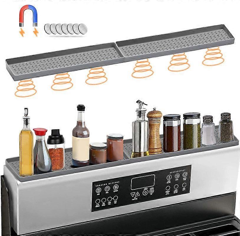 Magnetic Stove Top Shelf Spice Rack Storage