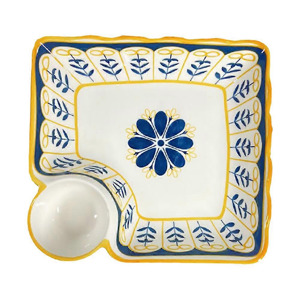 Ceramic Sauce Dish for Storage Beige Multi-Functional