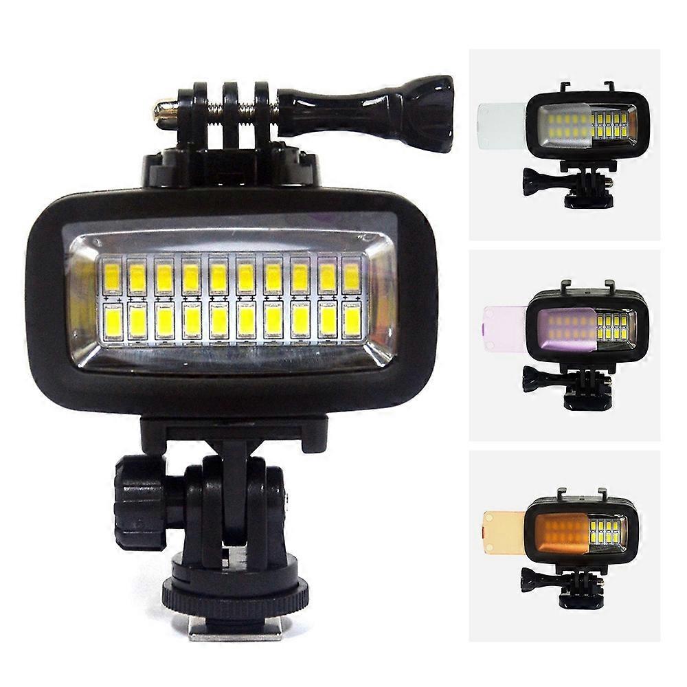 AT811 40m Waterproof Underwater Diving Fill Light 5500K LED Video Light for GoPro Hero Action Camera