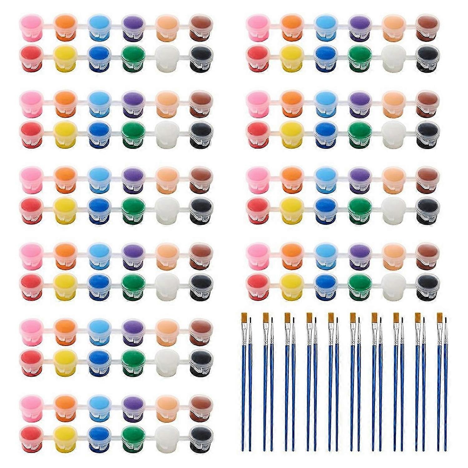 Mini Acrylic Paint Set 10 Pieces, Kids Paint