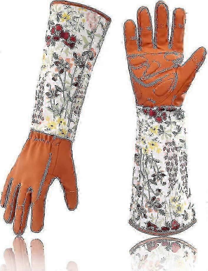 Leather Rose Gloves for Gardening - Women's Pruning Gloves
