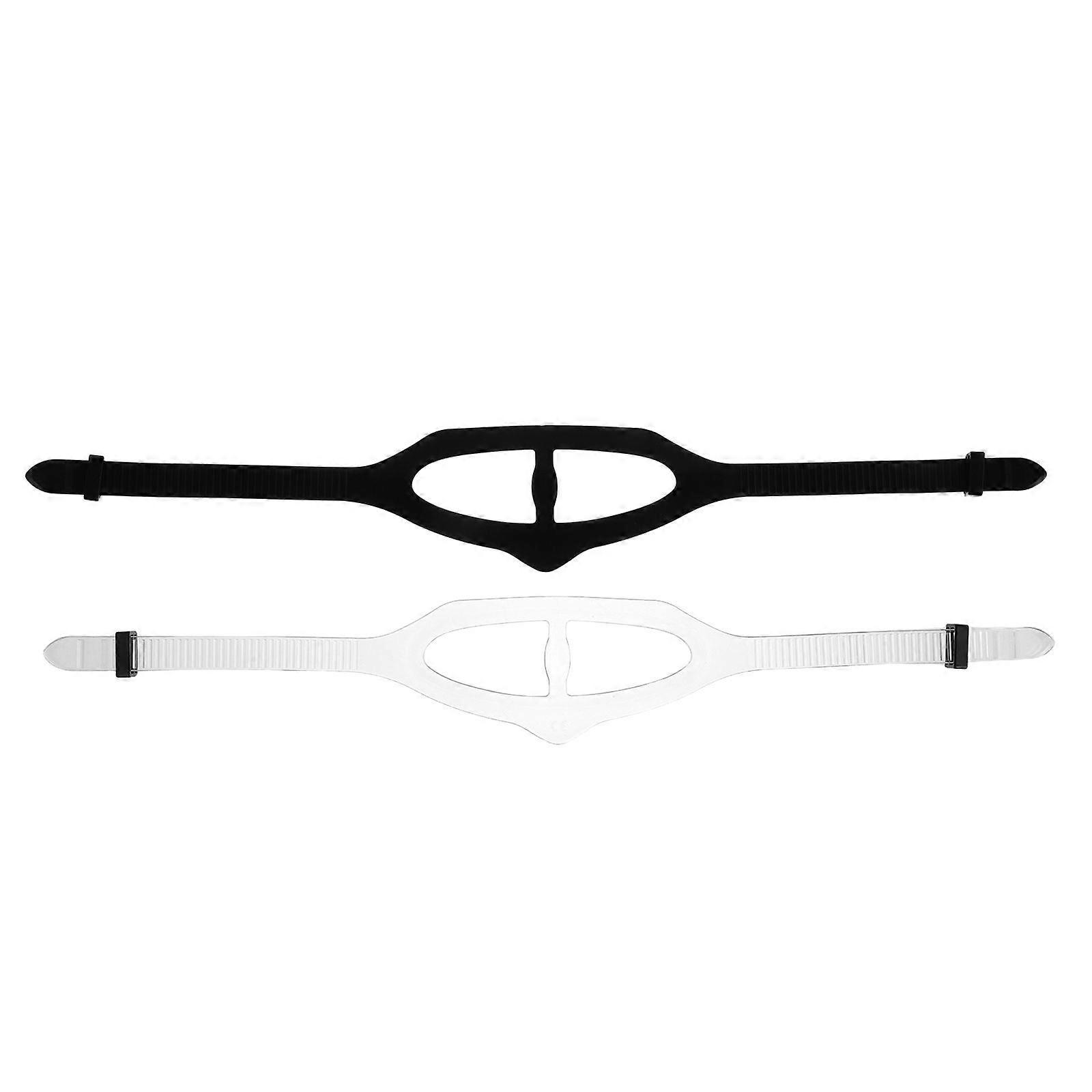 2PCS Silicone Dive Mask Strap: Replacement Comfortable Snorkel Mask Band Universal for Scuba Diving Gear Easy to Adjust and Replace