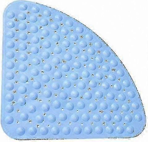 Non-Slip Machine-Washable Bath Mat with Suction Cups, 54x54cm Pebble Texture for Bathroom Safety and Hygiene