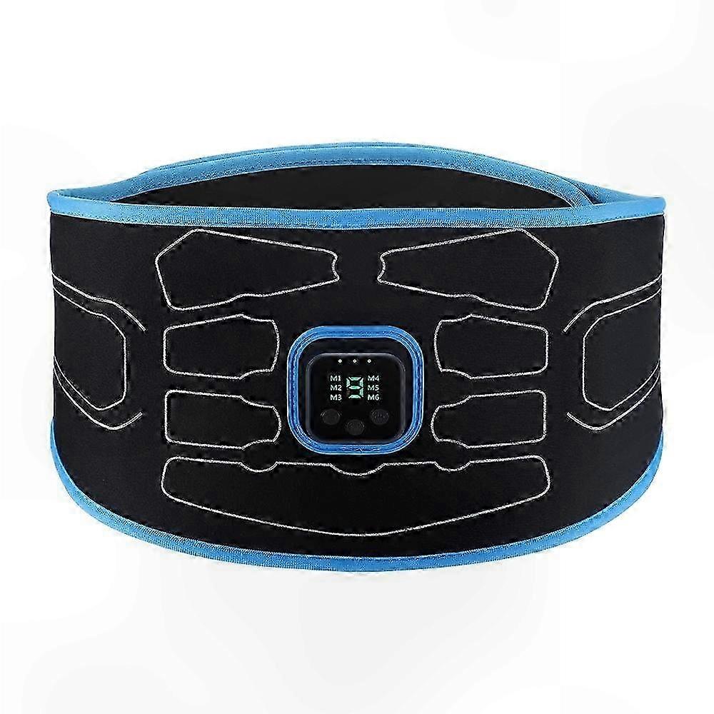 Unisex Muscle Stimulation Belt with Vibration for Ab Toning and Slimming Support