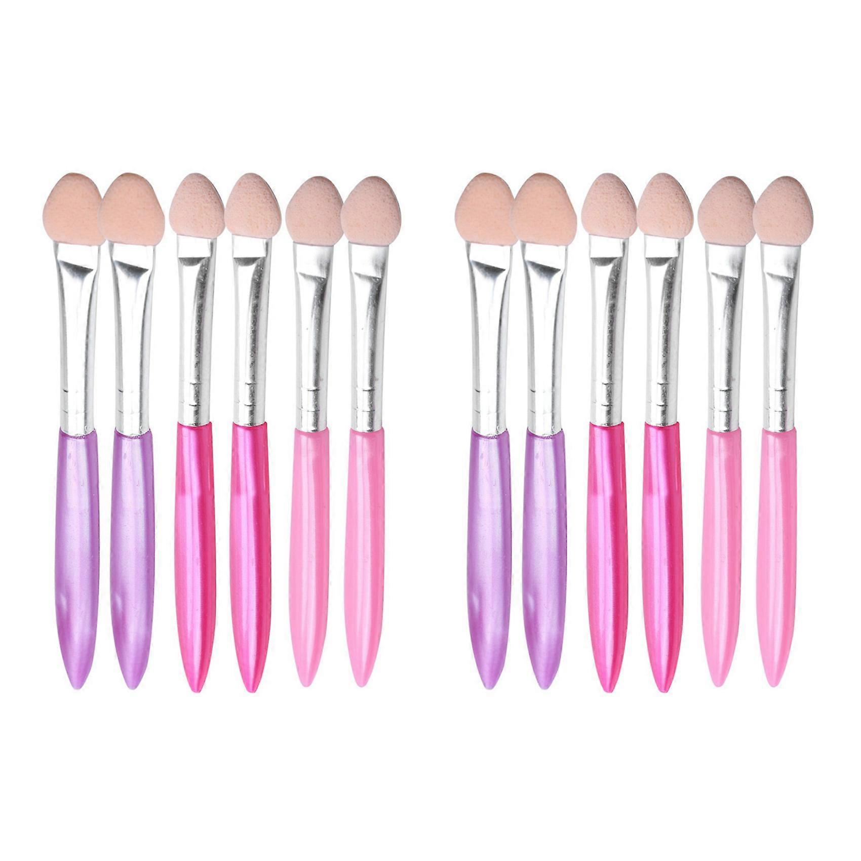 12 Pieces One End Foam Tip Applicators Eyeshadow Brush