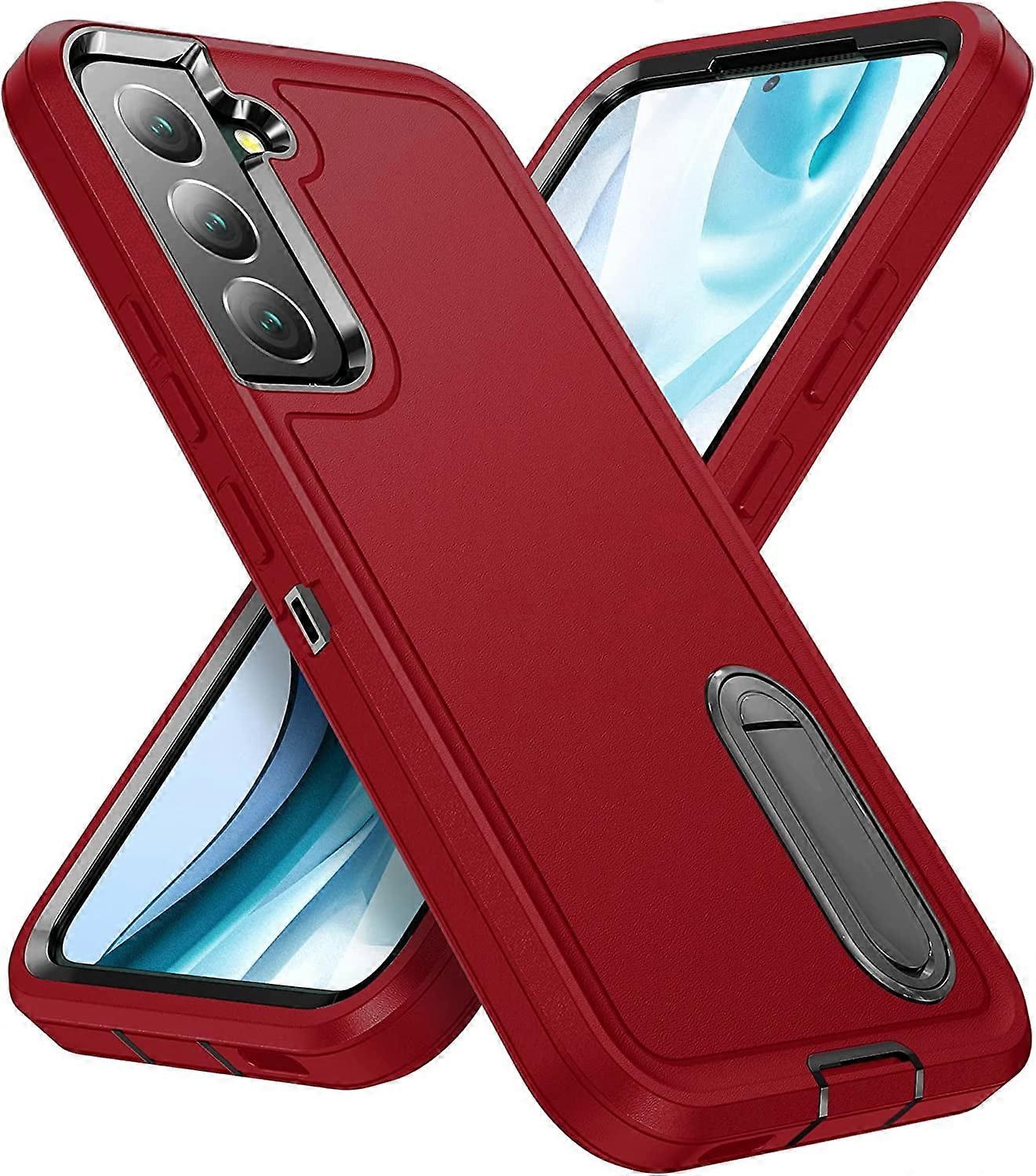Compatible with Samsung Galaxy S22 Case, Shockproof Dustproof Drop-Proof Military Grade Protective Cover with Kickstand for Galaxy S22 5G 6.1"
