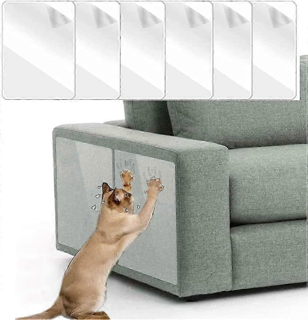 transparent scratch protection for sofa pack of 6 45 cm x 20 cm