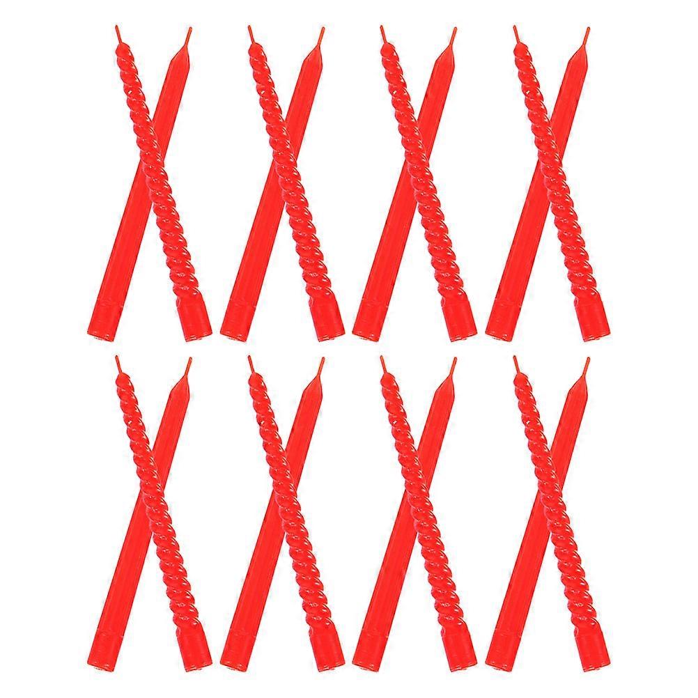 Dollhouse Miniature Mini Taper Candles for 72Pcs Plastic Set