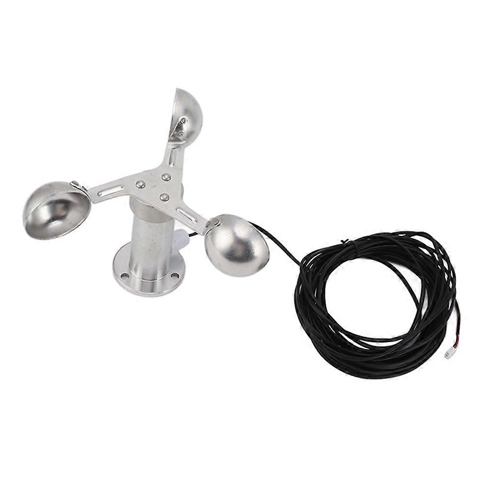 Anemometers Wind Speed Monitoring Sensor 3 Cups Wind Speed Sensor Anemometer 003.8V Aluminium Alloy
