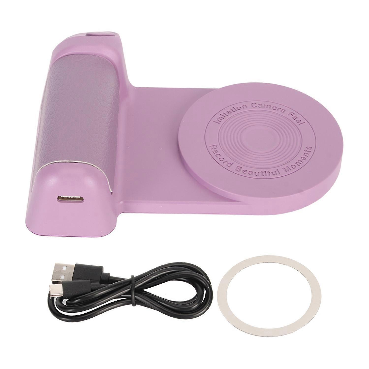 Feature:
1. Strong Magnetic Suction: Our magnetic camera handle bluetooth bracket features a powerfu