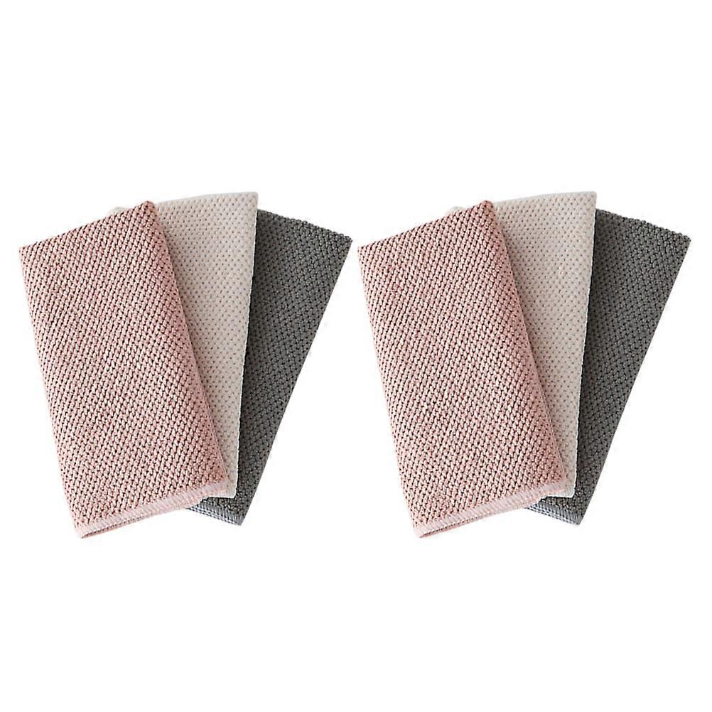 Microfiber Dish Towels 18 Pcs Assorted Color Water Absorbing Cleaning Cloths Ideal For Kitchen And Bathroom 30X30X0.2CM